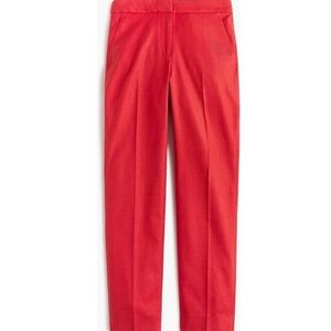 J. Crew Easy Pant in Stretch Linen Dried Papaya